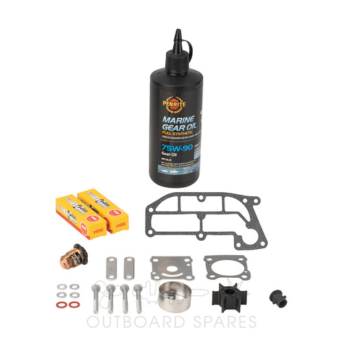 Yamaha 6-8hp 2 Stroke Service Kit with Oils (OSSK75O)