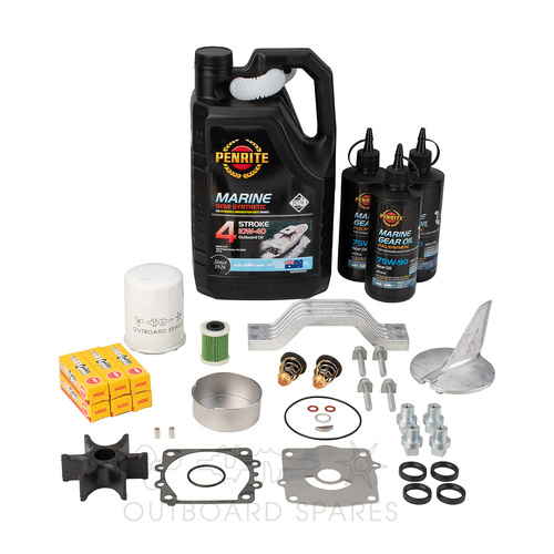 Yamaha F200hp V6 4 Stroke Service Kit with Anodes & Oils (OSSK86AO)